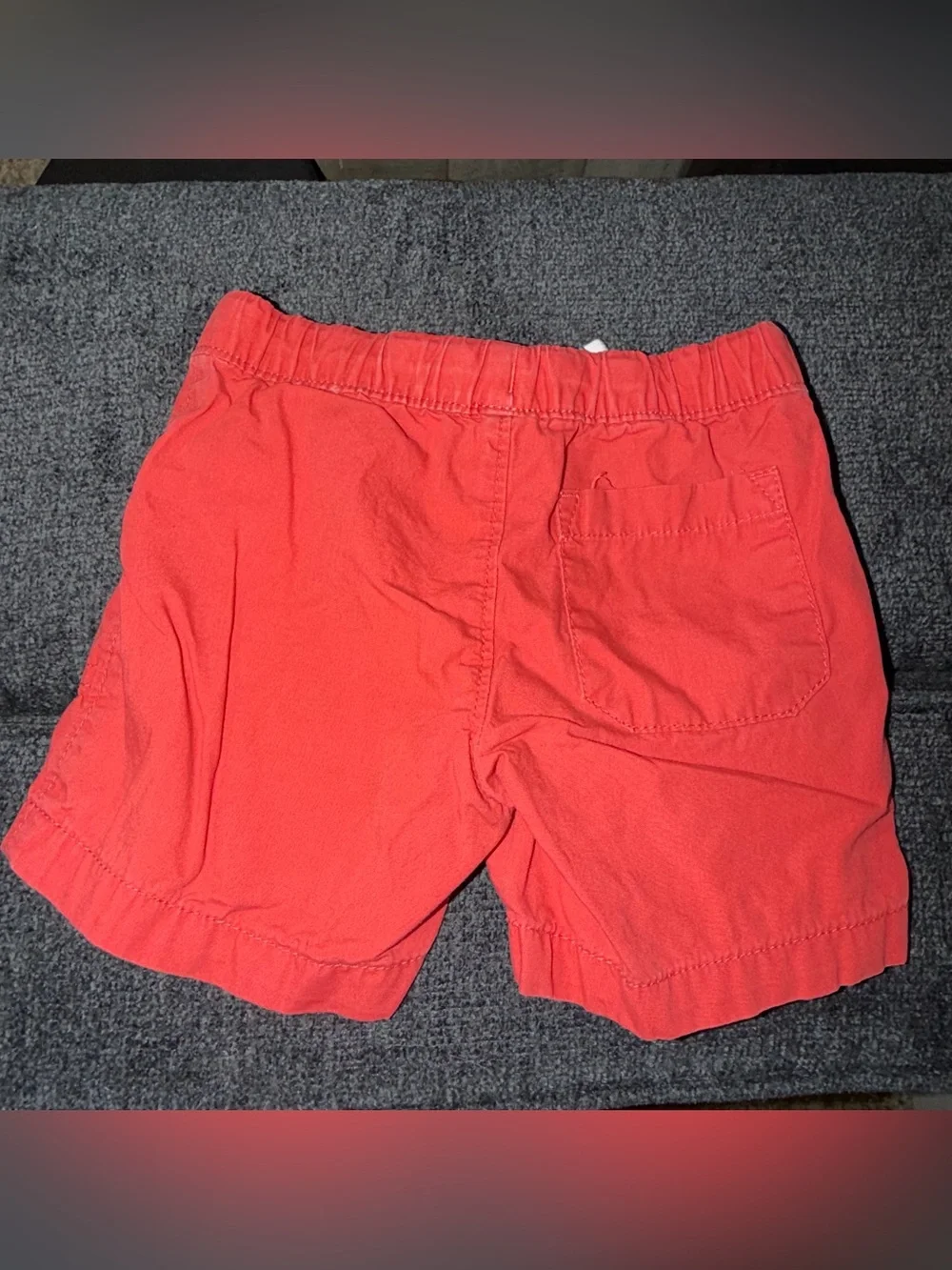Carters 12 month shorts boys girls Classic Toddler Red Elastic Waist Shorts